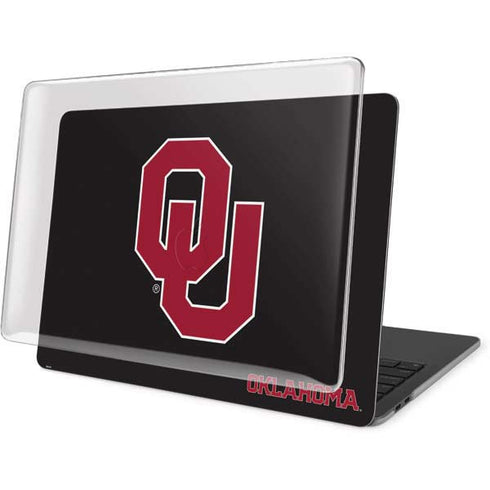 University of Oklahoma Sooners Black MacBook Pro 13in (2020) Case plus Skin