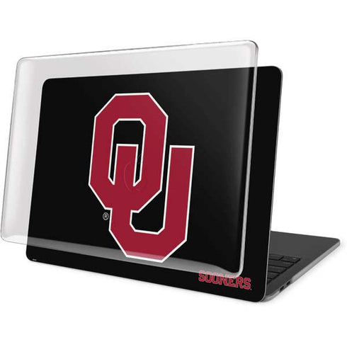University of Oklahoma Sooners Black MacBook Pro 15in (2016-19) Case plus Skin
