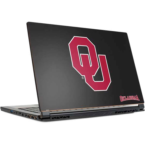 University of Oklahoma Sooners Black MSI GS65 Stealth Laptop Skin
