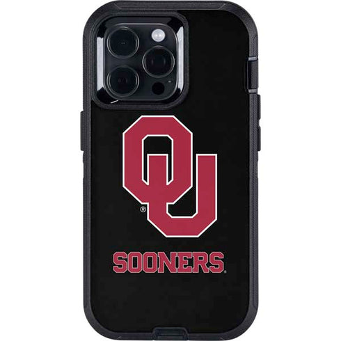 University of Oklahoma Sooners Black Otterbox Defender iPhone Skin
