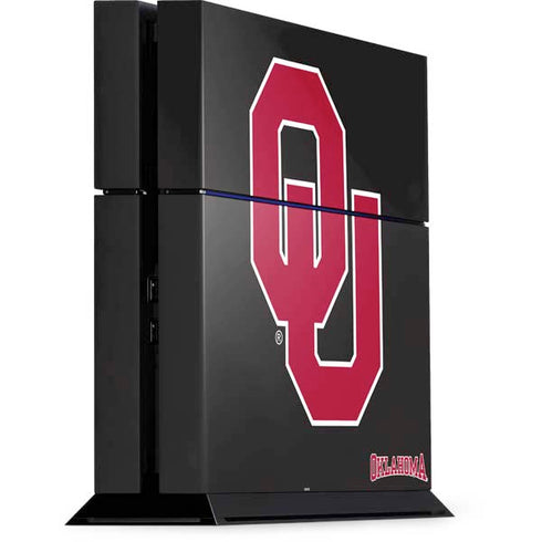 University of Oklahoma Sooners Black PS4 Console Skin