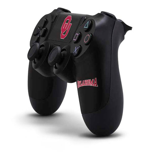 University of Oklahoma Sooners Black PS4 Controller Skin