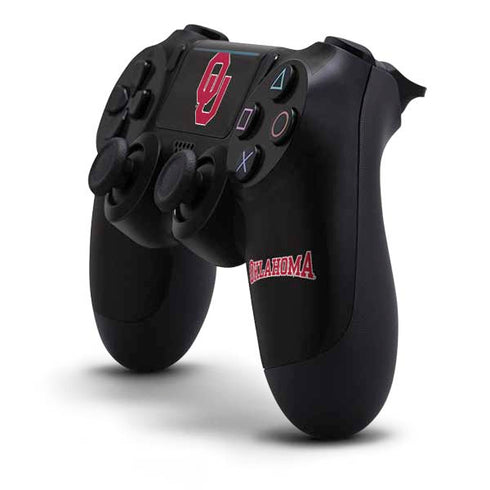 University of Oklahoma Sooners Black PS4 Pro/Slim Controller Skin
