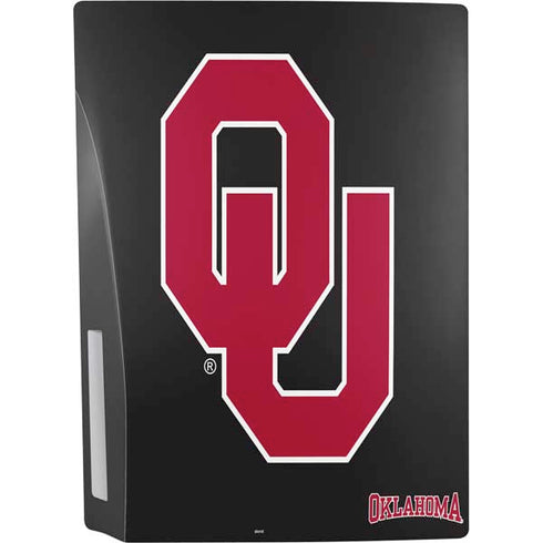 University of Oklahoma Sooners Black PS5 Console Skin