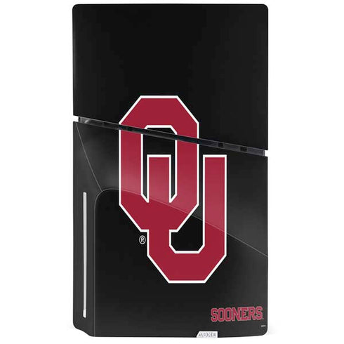 University of Oklahoma Sooners Black PS5 Slim Disk Bundle Skin