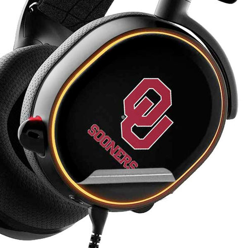 University of Oklahoma Sooners Black SteelSeries Arctis 5 Skin