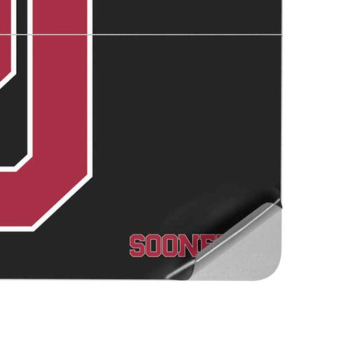 University of Oklahoma Sooners Black Surface Laptop Studio Skin