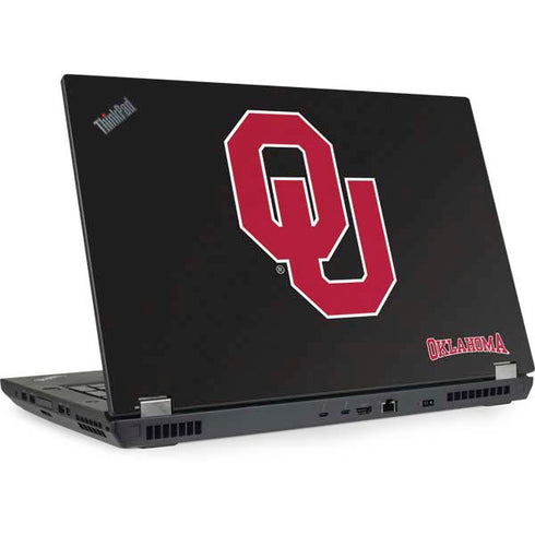 University of Oklahoma Sooners Black Lenovo ThinkPad Skin