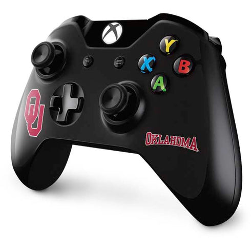 University of Oklahoma Sooners Black Xbox One Controller Skin
