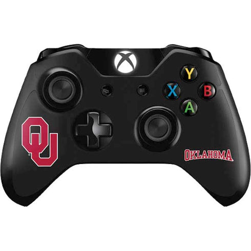University of Oklahoma Sooners Black Xbox One Controller Skin