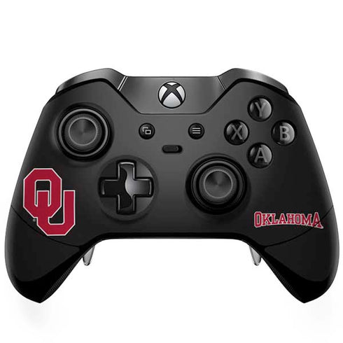 University of Oklahoma Sooners Black Xbox One Elite Controller Skin