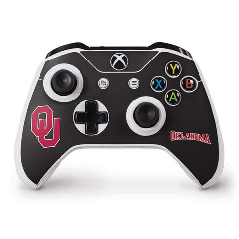 University of Oklahoma Sooners Black Xbox One S Controller Skin