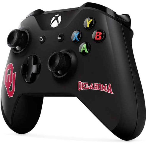 University of Oklahoma Sooners Black Xbox One X Controller Skin
