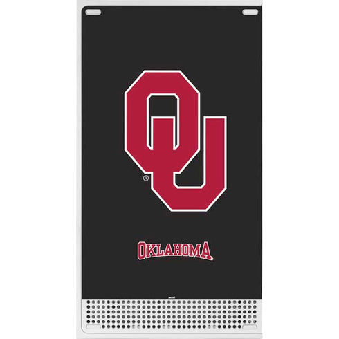 University of Oklahoma Sooners Black Xbox Series S Console Skin