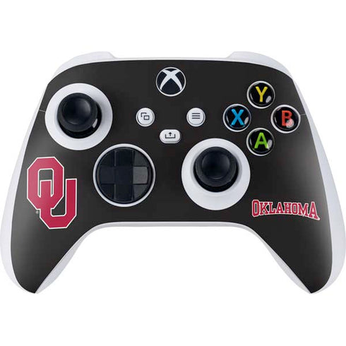 University of Oklahoma Sooners Black Xbox Series S Controller Skin
