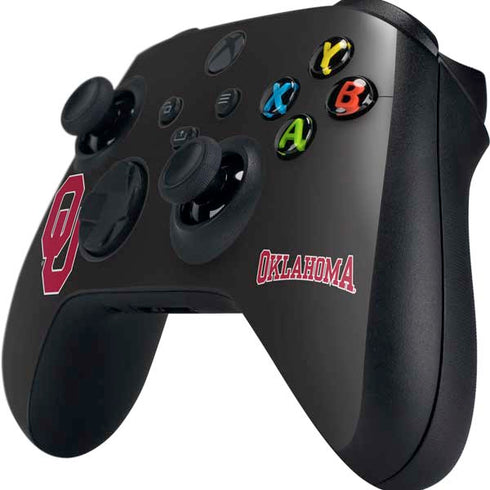 University of Oklahoma Sooners Black Xbox Series X Controller Skin