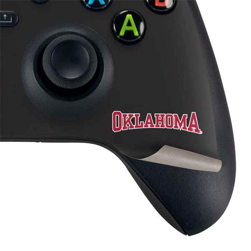 University of Oklahoma Sooners Black Xbox Series X Controller Skin