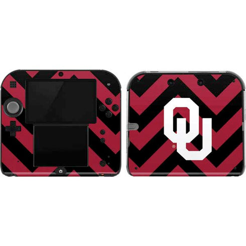 University of Oklahoma Sooners Chevron Nintendo 2DS Skin