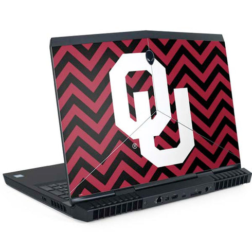 University of Oklahoma Sooners Chevron Dell Alienware Skin