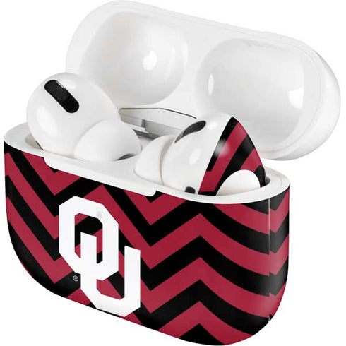 University of Oklahoma Sooners Chevron Apple AirPods Pro Skin