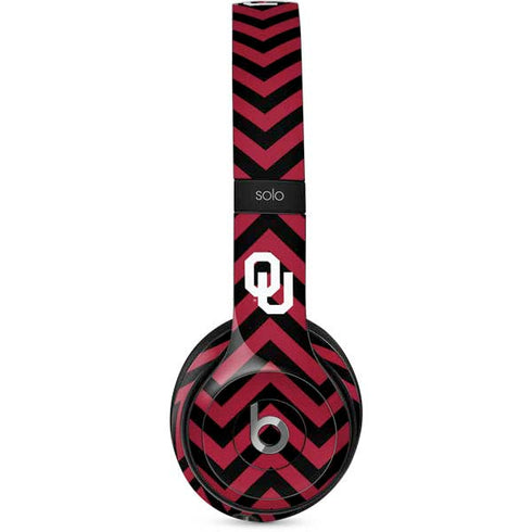 University of Oklahoma Sooners Chevron Beats Solo 2 Wired Skin