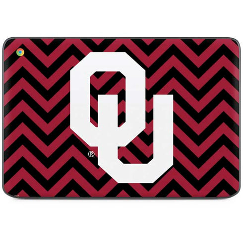 University of Oklahoma Sooners Chevron HP Chromebook Skin