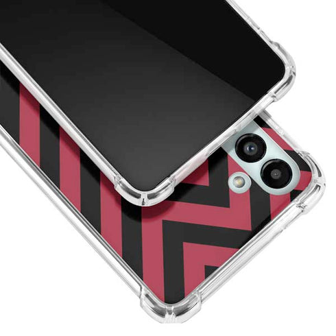 University of Oklahoma Sooners Chevron Galaxy A13 5G Clear Case