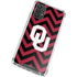 University of Oklahoma Sooners Chevron Galaxy A32 5G Clear Case