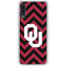 University of Oklahoma Sooners Chevron Galaxy A50 Clear Case
