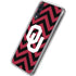 University of Oklahoma Sooners Chevron Galaxy A50 Clear Case