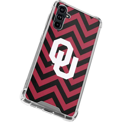 University of Oklahoma Sooners Chevron Galaxy A54 5G Clear Case