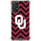 University of Oklahoma Sooners Chevron Galaxy A72 5G Clear Case
