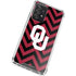 University of Oklahoma Sooners Chevron Galaxy A72 5G Clear Case