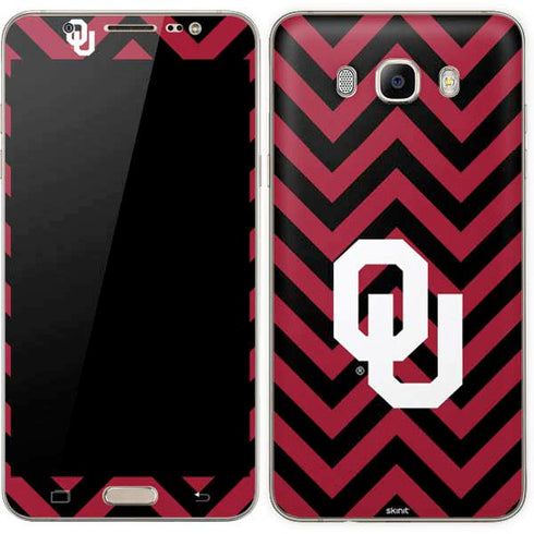 University of Oklahoma Sooners Chevron Galaxy J7 Skin