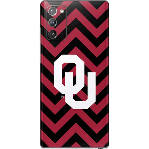 University of Oklahoma Sooners Chevron Galaxy Note20 5G Skin