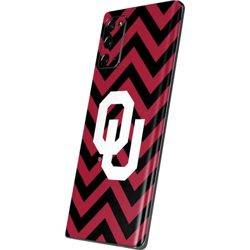 University of Oklahoma Sooners Chevron Galaxy Note20 5G Skin