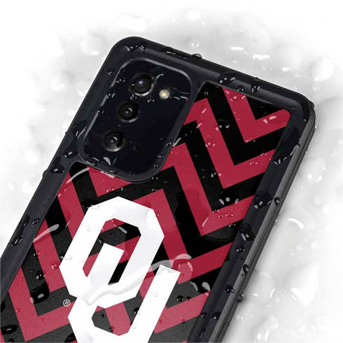 University of Oklahoma Sooners Chevron Galaxy Note20 5G Waterproof Case