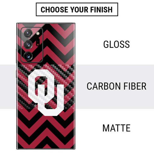 University of Oklahoma Sooners Chevron Galaxy Note20 Ultra 5G Skin