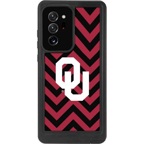 University of Oklahoma Sooners Chevron Galaxy Note20 Ultra 5G Waterproof Case