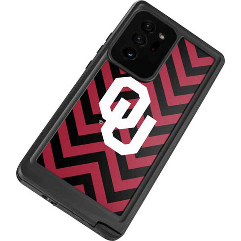 University of Oklahoma Sooners Chevron Galaxy Note20 Ultra 5G Waterproof Case