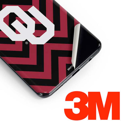 University of Oklahoma Sooners Chevron Galaxy S10 Plus Skin