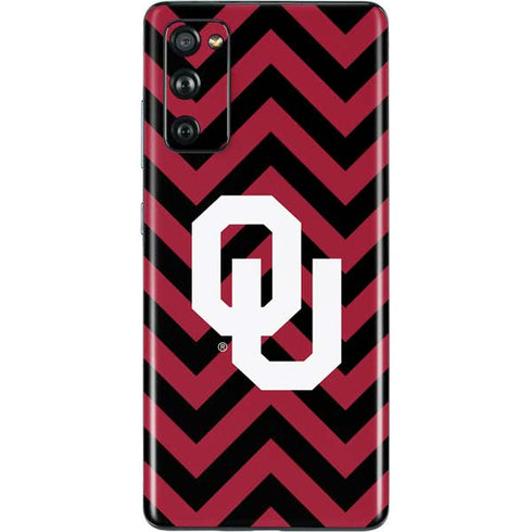University of Oklahoma Sooners Chevron Galaxy S20 Fan Edition Skin
