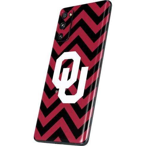 University of Oklahoma Sooners Chevron Galaxy S20 Fan Edition Skin