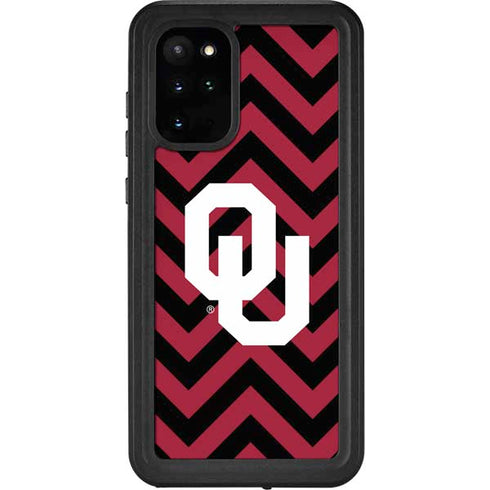 University of Oklahoma Sooners Chevron Galaxy S20 Plus Waterproof Case