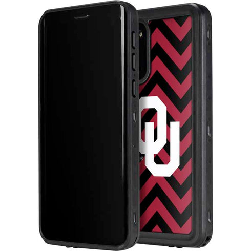 University of Oklahoma Sooners Chevron Galaxy S20 Plus Waterproof Case