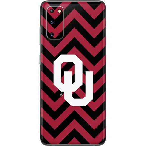 University of Oklahoma Sooners Chevron Galaxy S20 Skin