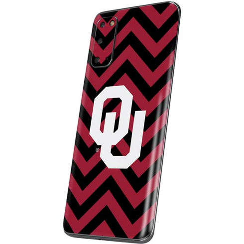 University of Oklahoma Sooners Chevron Galaxy S20 Skin