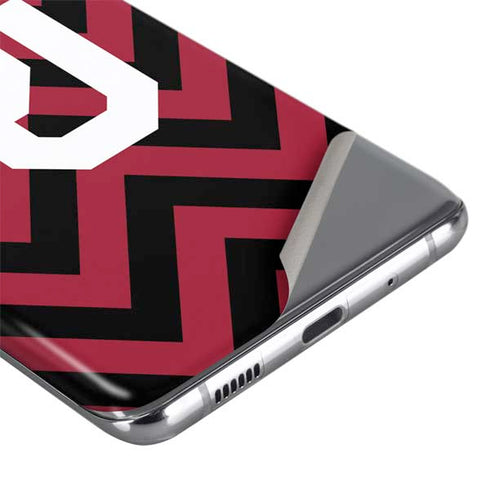 University of Oklahoma Sooners Chevron Galaxy S20 Skin