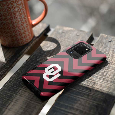 University of Oklahoma Sooners Chevron Galaxy S20 Ultra 5G Pro Case