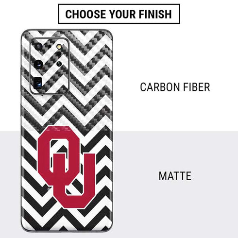 University of Oklahoma Sooners Chevron Galaxy S20 Ultra 5G Skin